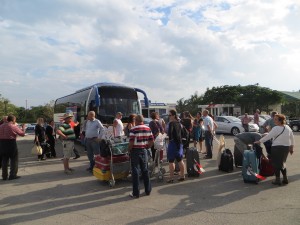 Vervoer deelnemers van het vliegveld naar verblijf in Cuba