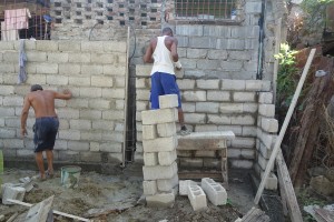 Bouwen van een huis in Cuba