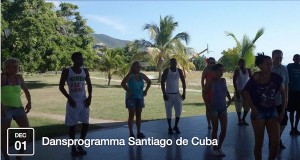 Dansprogramma in Santiago de Cuba